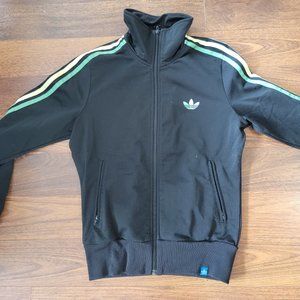 Adidas Originals Retro Track Jacket, Black with Pastels, Women's Small